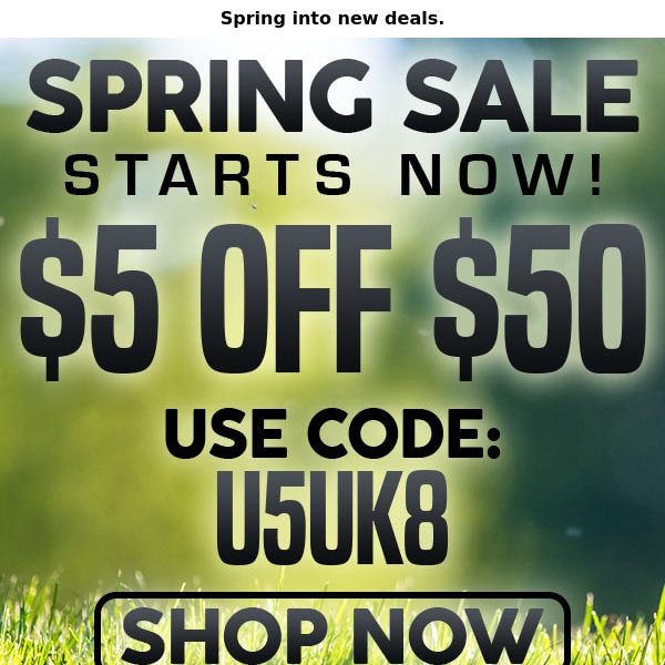 Revamp Your Collection with this Spring Sale!