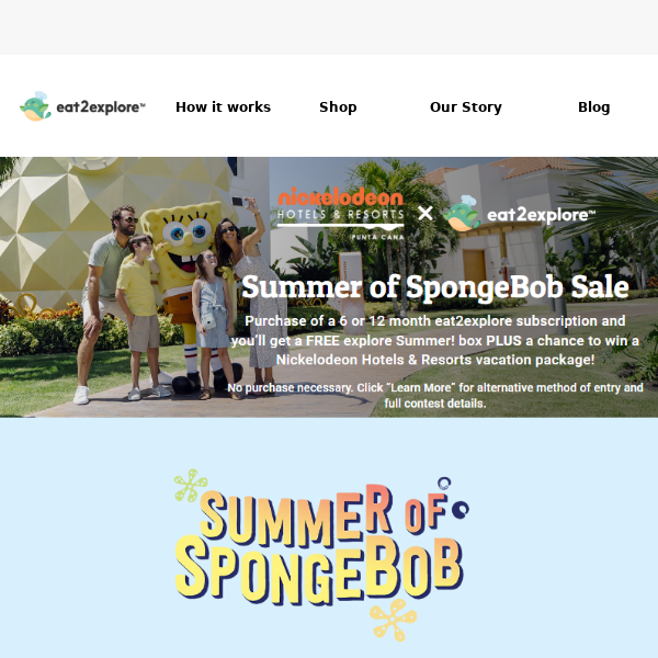 Summer of Sponge Bob Sale! ☀️