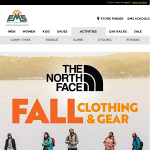 The North Face Fall Clothing & Gear