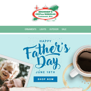 Turn the light ON -- Shop Father's Day