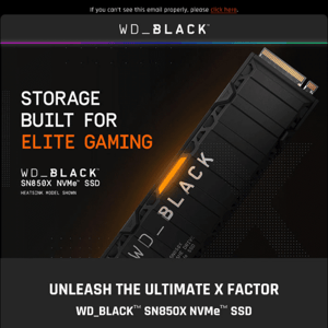 ✔ WD Black SN850X SSD - THE ULTIMATE X FACTOR Storage Built for Elite Gaming