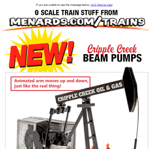 Animated Beam Pump + New Train Cars!