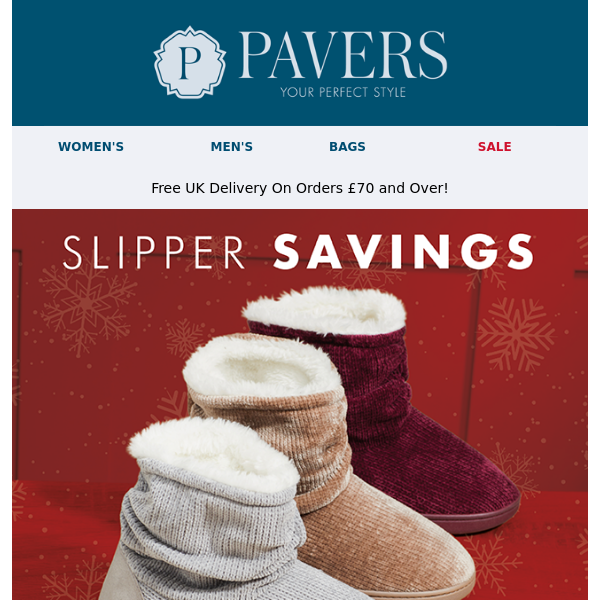 Slipper sale!