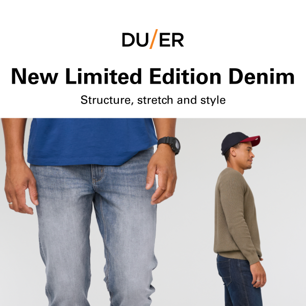 Limited Edition: Performance Denim Plus is here!