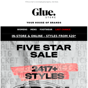 Five Star Friday ⭐ Styles From $20*