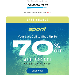 Last Day ➡️ 70% off Sporti