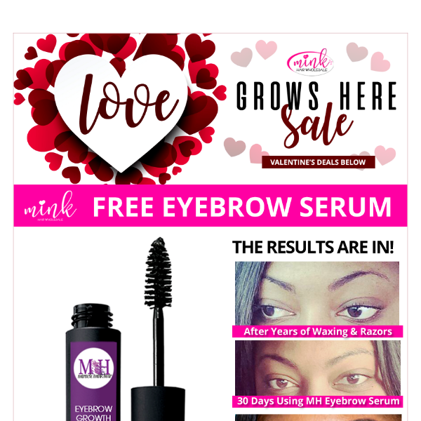 4 Hours Left: FREE Eyebrow Growth Serum!