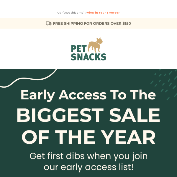 Pet Snacks, be front of the pack!