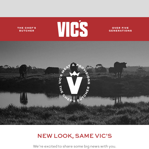 New look, same Vic’s