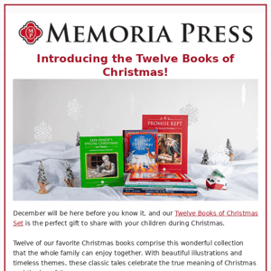 Memoria Press | The Twelve Books of Christmas