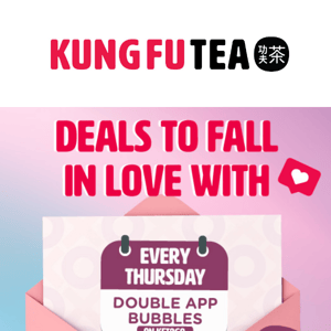 Make Your Next Snack Run Worth It. Earn DOUBLE APP BUBBLES With KFT2Go!