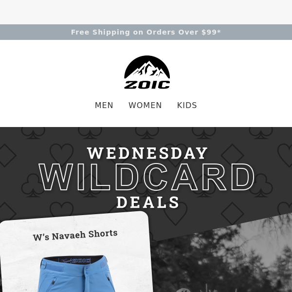 50% Off the Wednesday Wild Card!