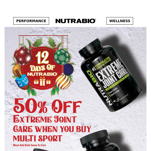 🎁 Day 11: 50% OFF Extreme Joint Care with MultiSport purchase