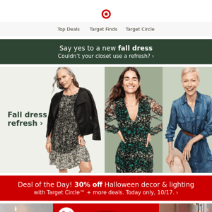 Hit refresh on your fall dress collection 👗
