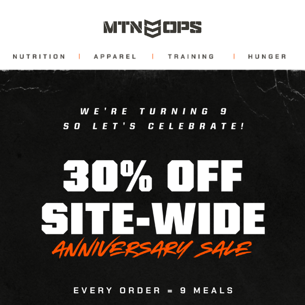 30% Off Sitewide Anniversary Sale Starts NOW! ⚡