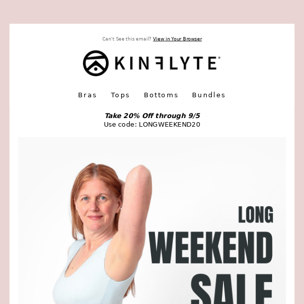 Take 20% OFF 📣 Long Weekend Sale 📣