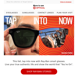 Tap into now with Ray-Ban Stories