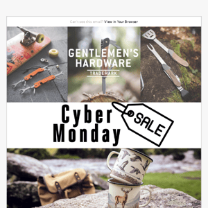 Cyber Monday Savings Start Now