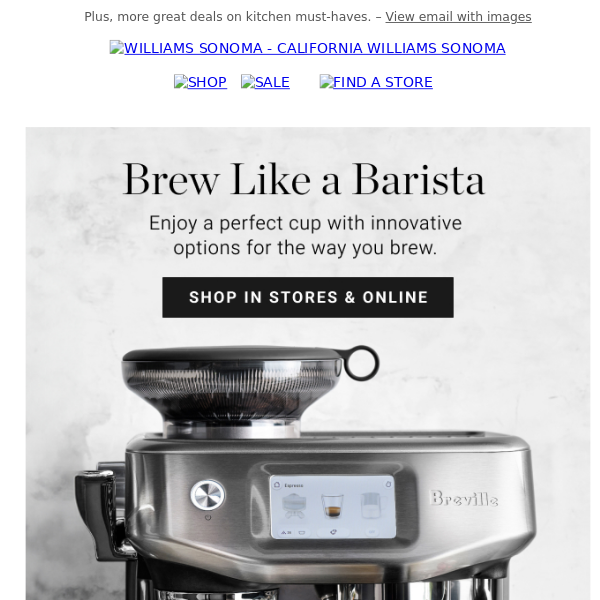 Brew like a barista ☕