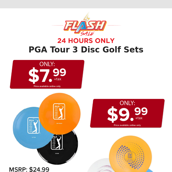 🔥  24 HOURS ONLY | DISC GOLF SET | FLASH SALE