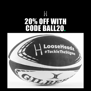 🏉 20% Off LooseHeadz Rugby Balls!