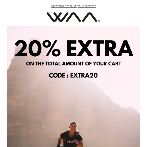 20% OFF ON THE TOTAL AMOUNT OF YOUR CART 🚀