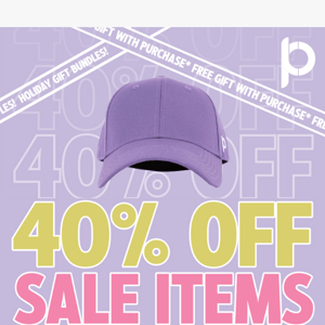 UP TO 40% OFF