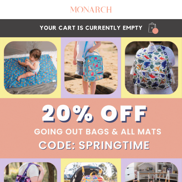 Get Ready For Spring with 20% OFF! 🌻🌻