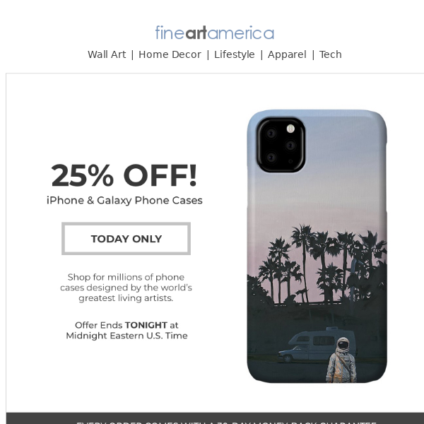 25% Off iPhone and Galaxy Cases - Today Only!