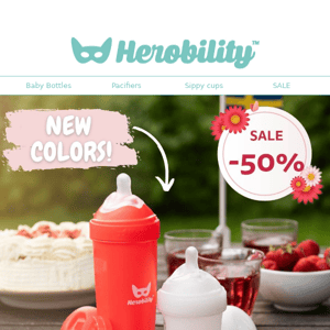 Herobility, new colors just launched! 🤍🍓