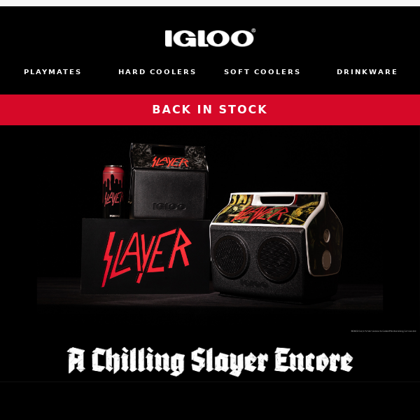 The Slayer Collection: Coolers go extreme thrash metal🤘