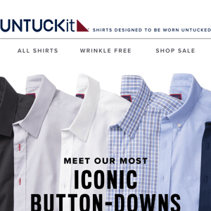 Check Out Our Iconic Button-Downs