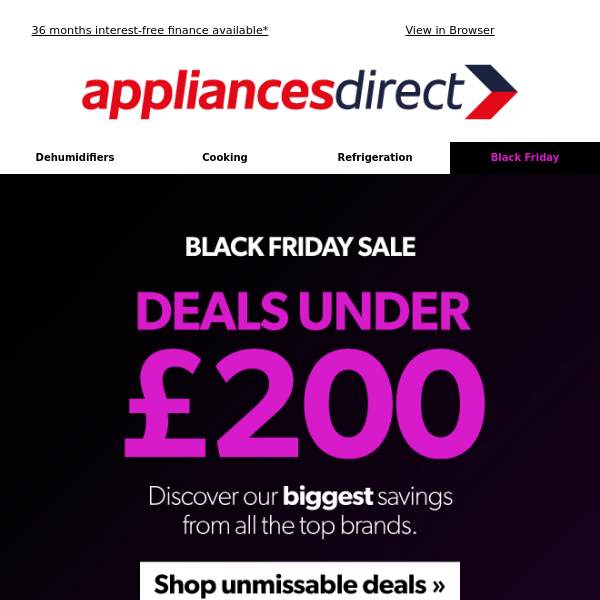 Black Friday Sale | Deals under £200🤑