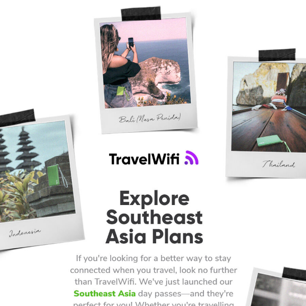 Explore Southeast Asia with TravelWifi