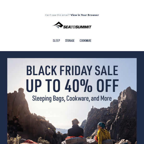 Black Friday is ON. - Sea To Summit