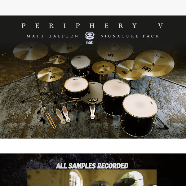 🥁🤘🥁PV Matt Halpern Signature Pack is here! 🥁🤘🥁