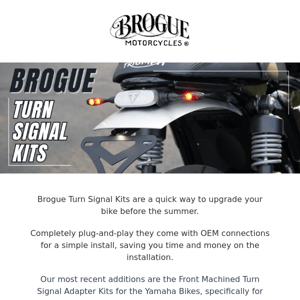 Brogue Turn Signal Kits