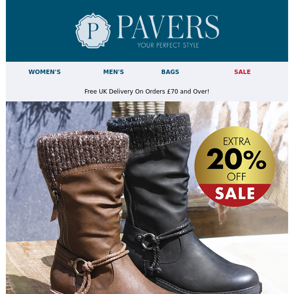 Walk this way: Boots on sale!