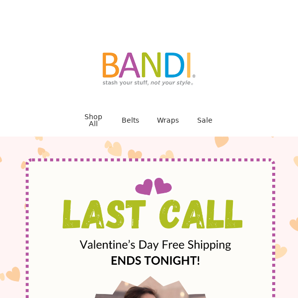 FREE SHIPPING ENDS TONIGHT