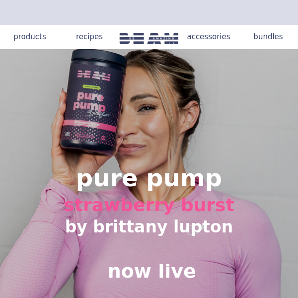 now live - brittany lupton's pure pump collab