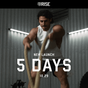 5 Days out Rise! 👀⏳ Discover all the new releases! 🔥