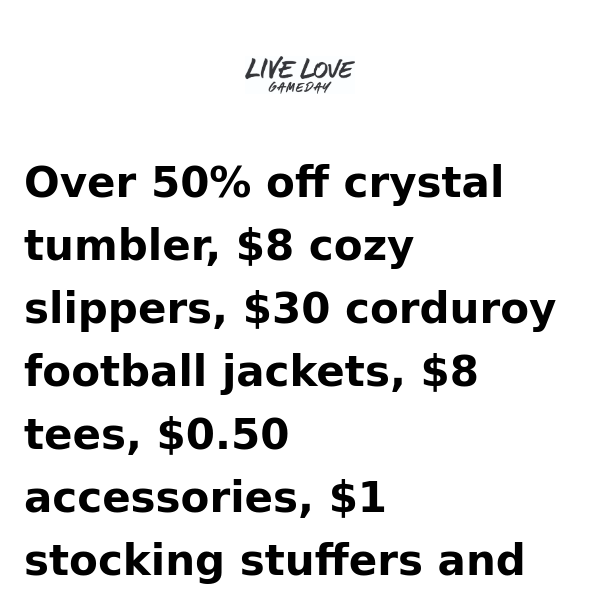 Crystal tumbler BLACK FRIDAY. Over 50% off.