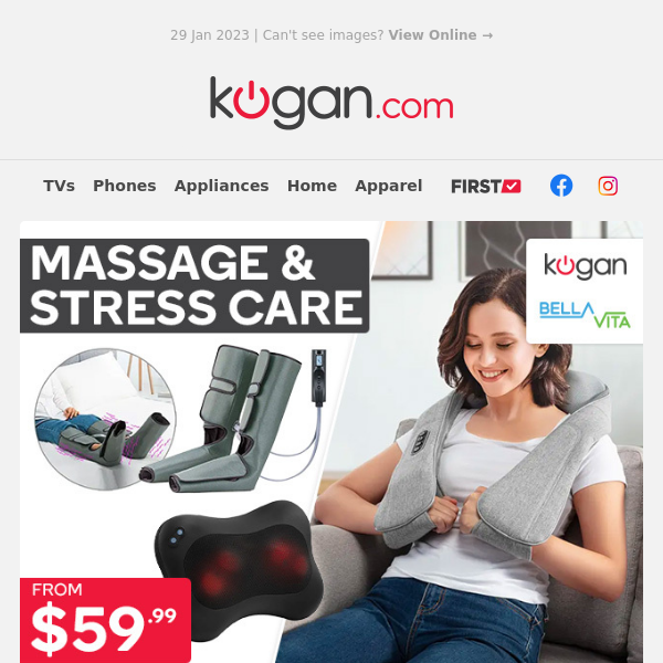 💆 Massage Essentials from $59.99 - Heated Massage Pillows, Neck & Shoulder Massagers & More!