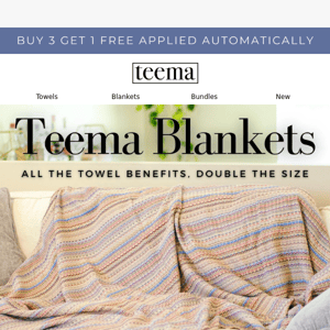 It's Teema Blanket Season 🍂🎃☕🌻🍁 Shop Cozy Blankets Now