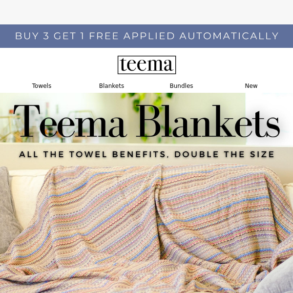 It's Teema Blanket Season 🍂🎃☕🌻🍁 Shop Cozy Blankets Now