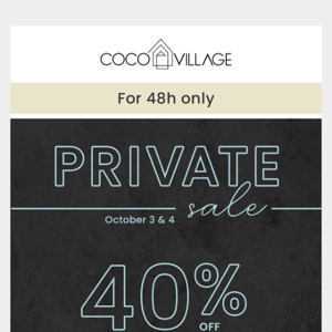 The private sale continues 😱