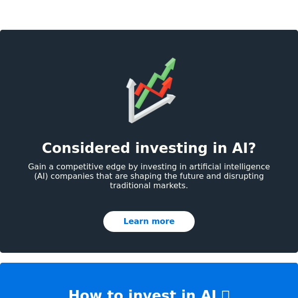 Invest in the future with artificial intelligence stocks 📈