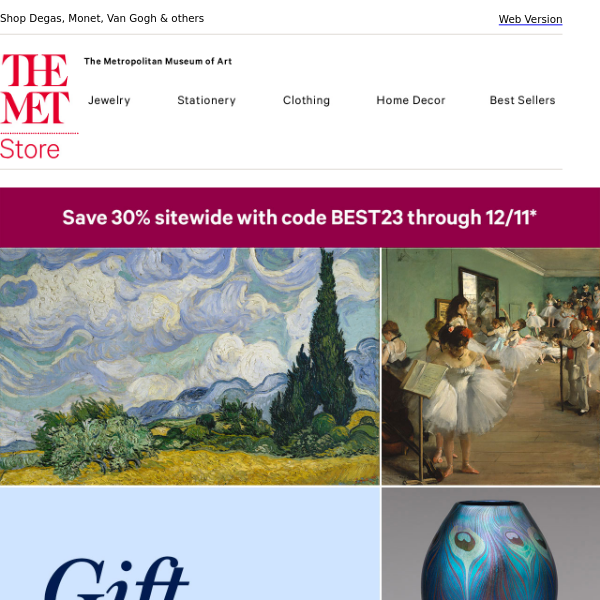 30% Off Perfect Presents for Art Lovers