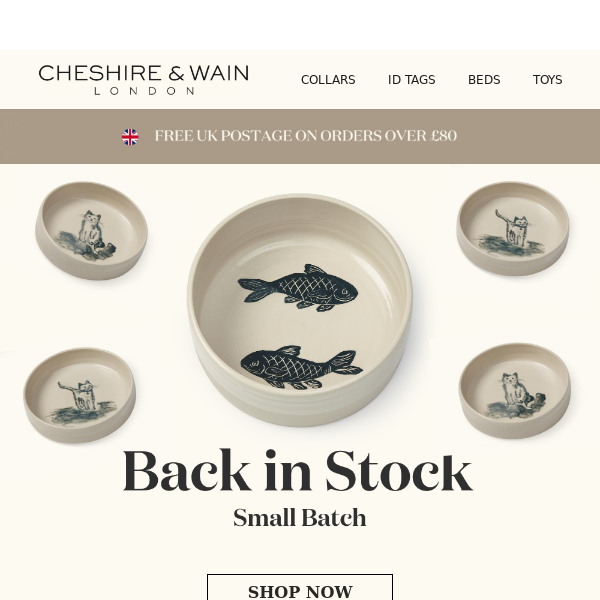 Our bestselling bowls are back in stock! 😺