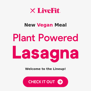 Our New Vegan Meal Is Here!